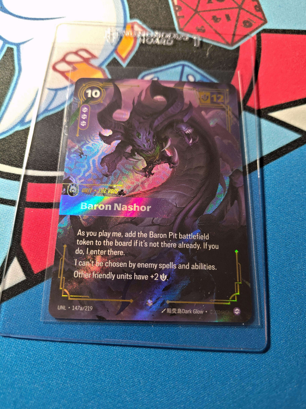 Baron Nashor Alternate Art 147a/219 Riftbound TCG Unleashed NM