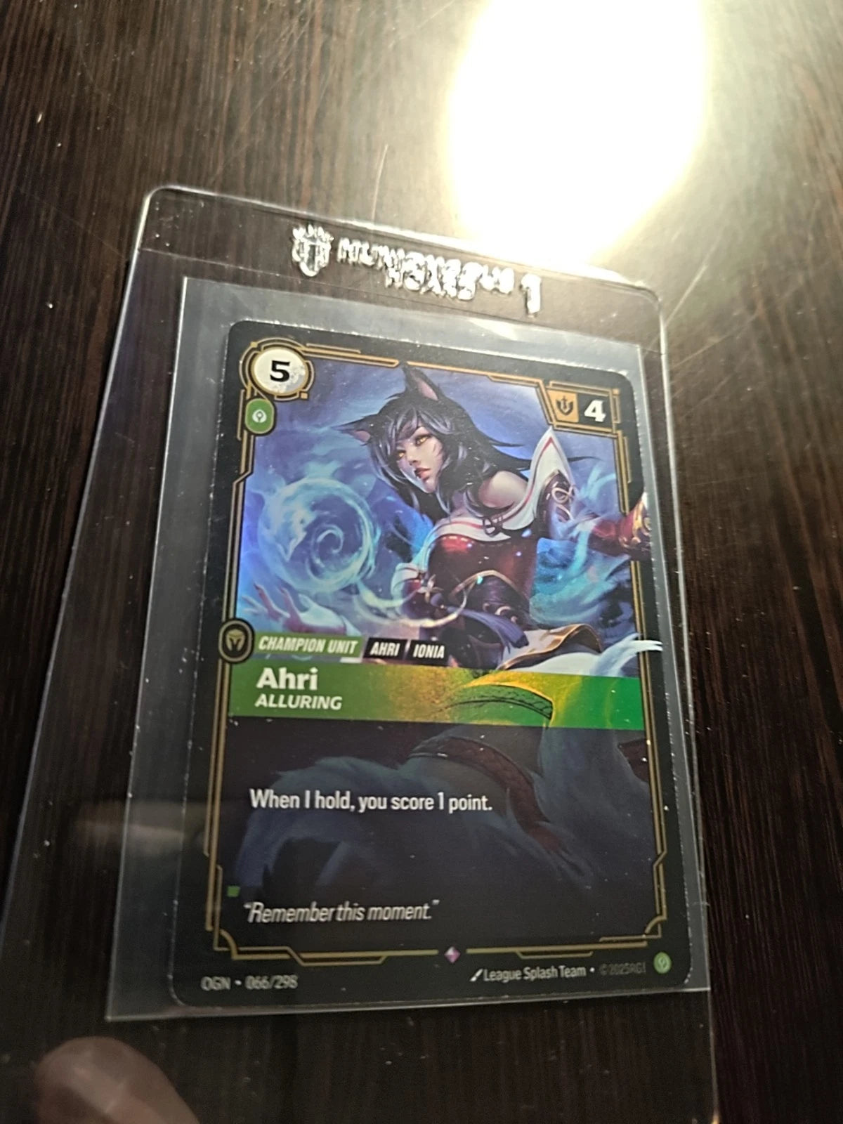 Ahri Alluring 066/298 Riftbound TCG Origins NM League of Legends  Triton's  Nexus