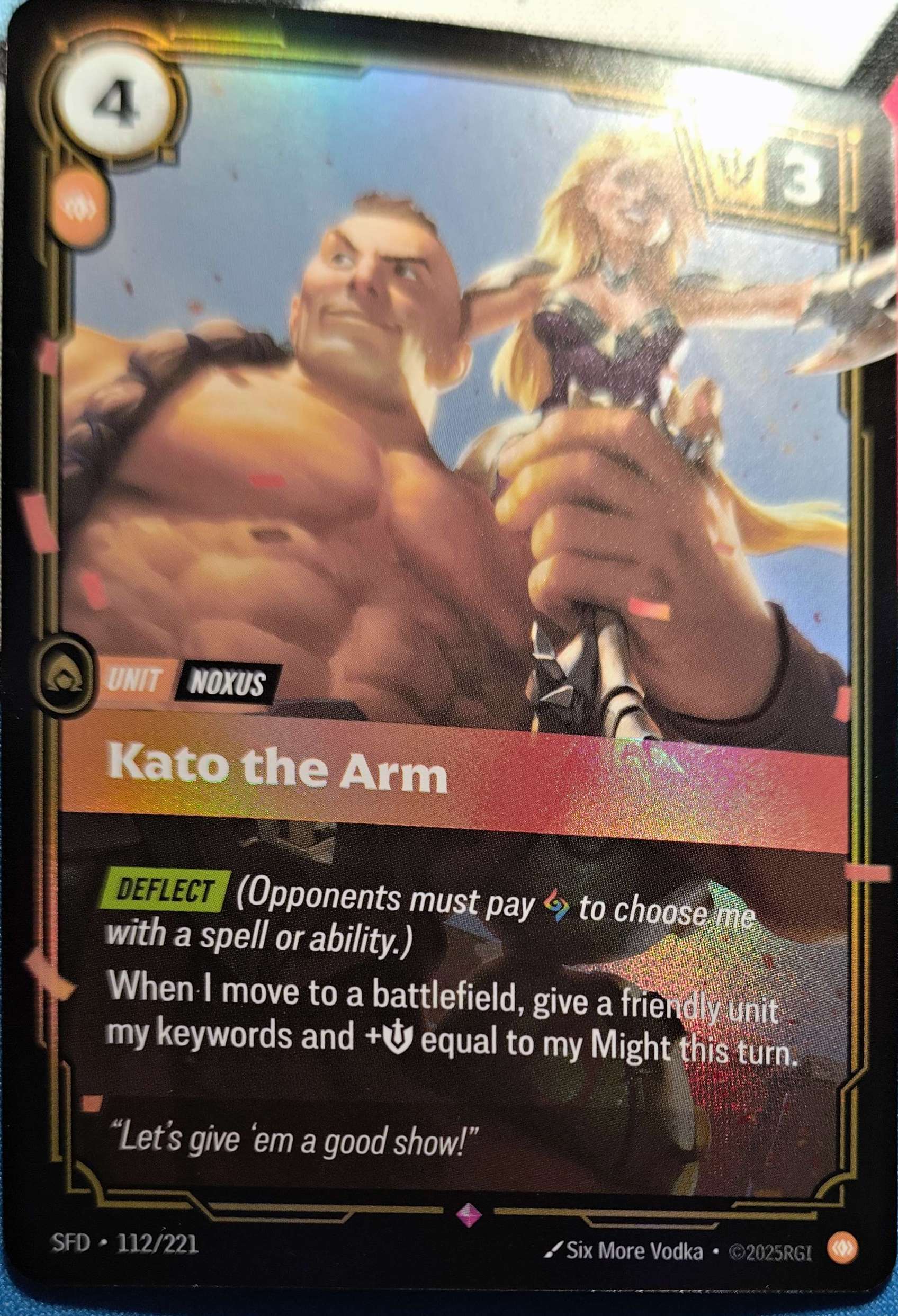 Kato the Arm 112/221 Riftbound TCG Spiritforged NM League of Legends