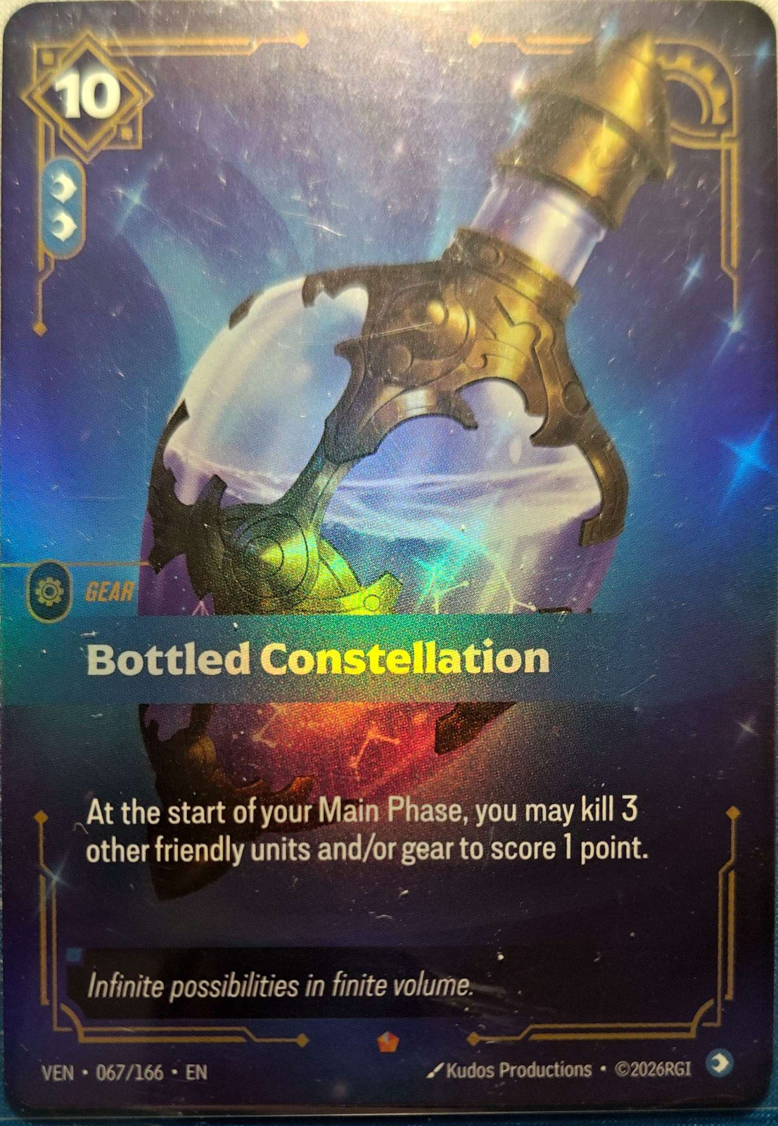 Bottled Constellation 067/166 Riftbound TCG Vendetta NM League of Legends