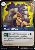 Wages of Pain 070/221 Foil Riftbound TCG Spiritforged NM League of Legends