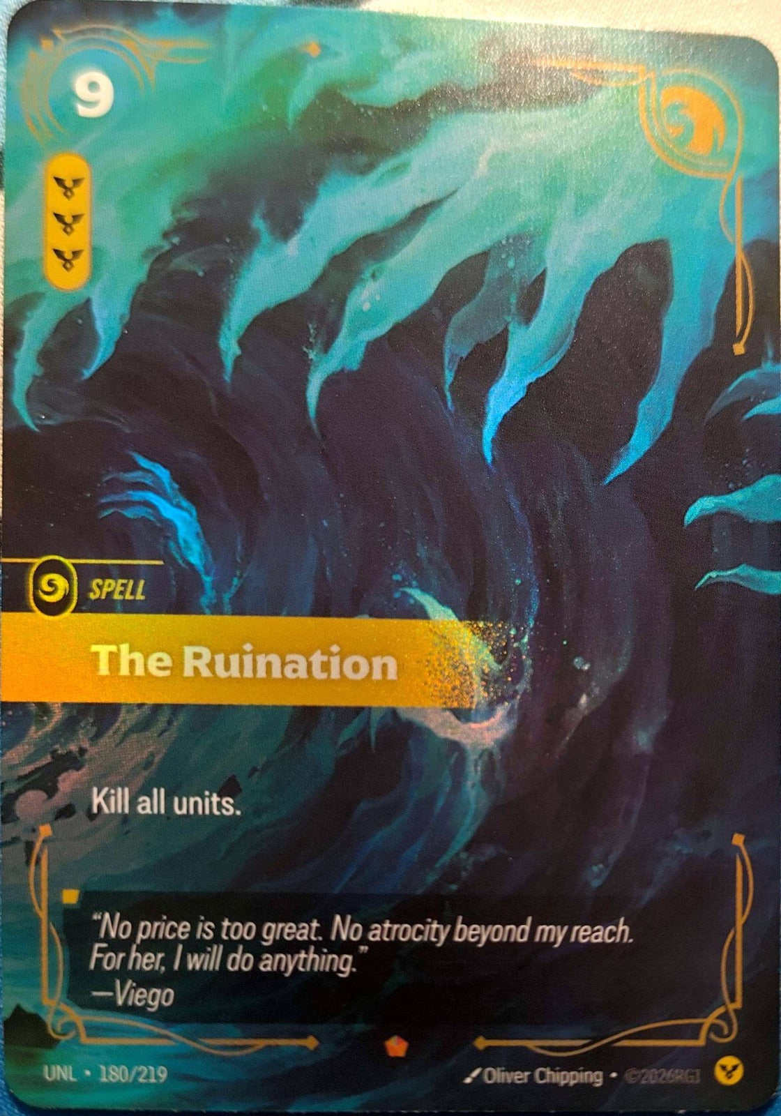 The Ruination 180/219 Riftbound TCG Unleashed NM League of Legends