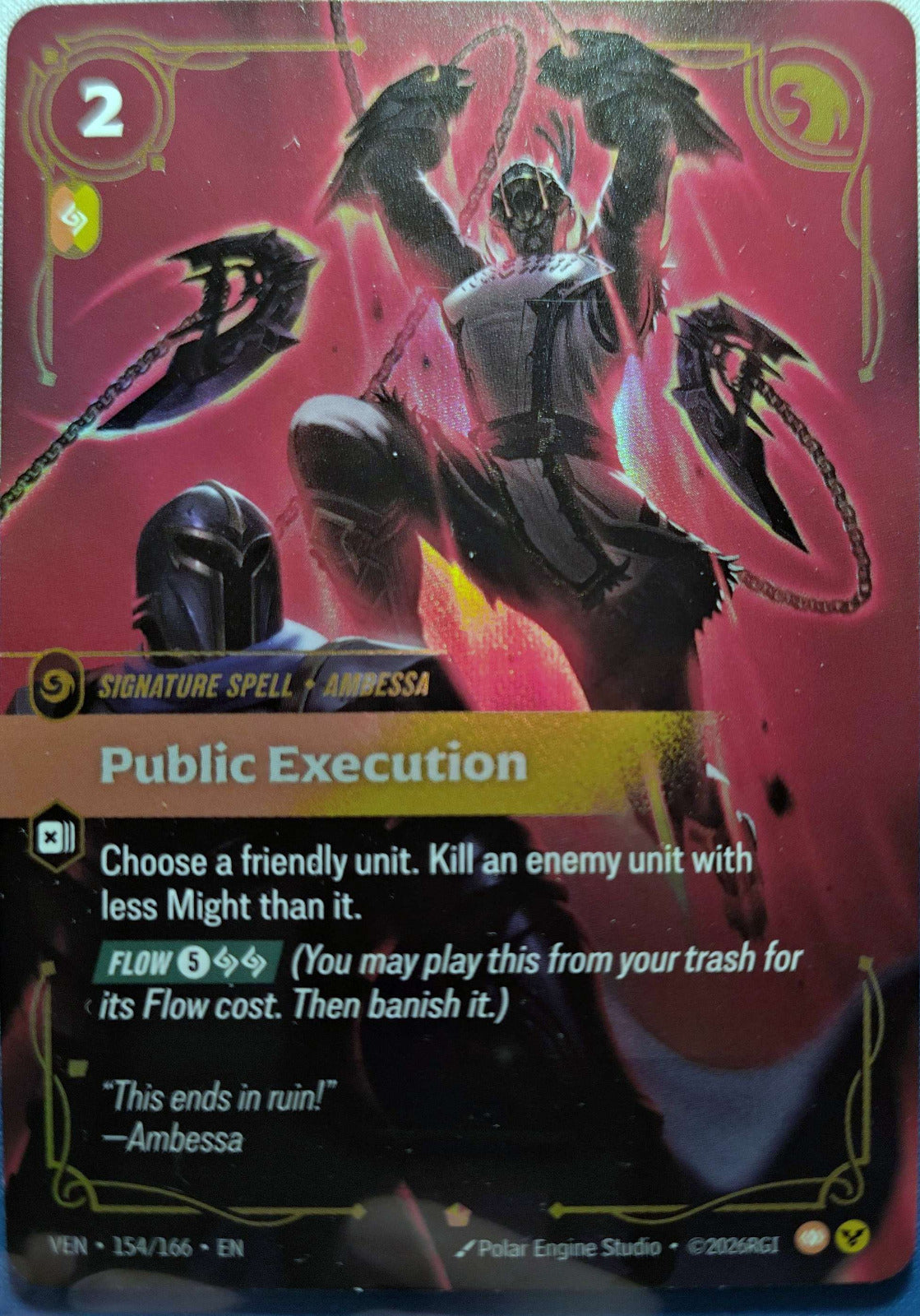 Public Execution 154/166 Riftbound TCG Vendetta NM League of Legends