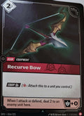Recurve Bow 016/221 Foil Riftbound TCG Spiritforged NM League of Legends