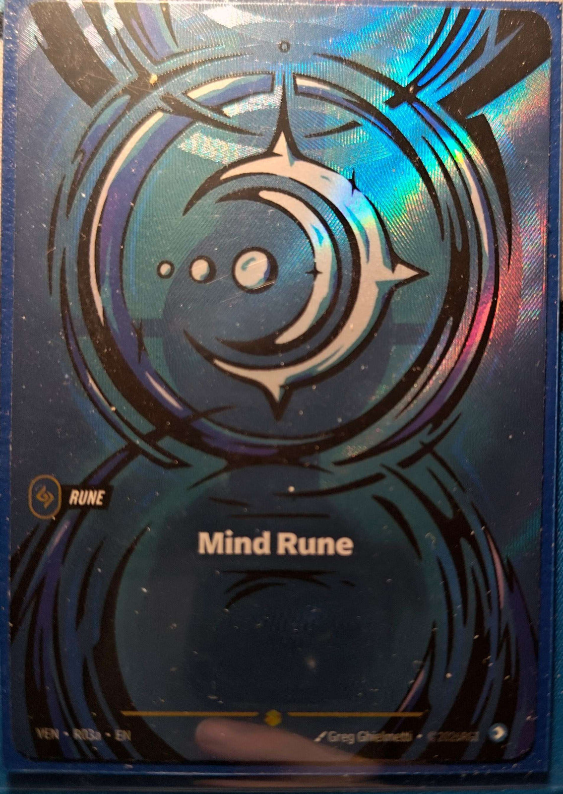 Mind Rune Alt Art R03a Riftbound TCG Vendetta NM League of Legends