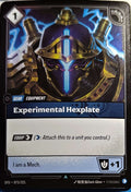 Experimental Hexplate 073/221 Riftbound TCG Spiritforged NM League of Legends