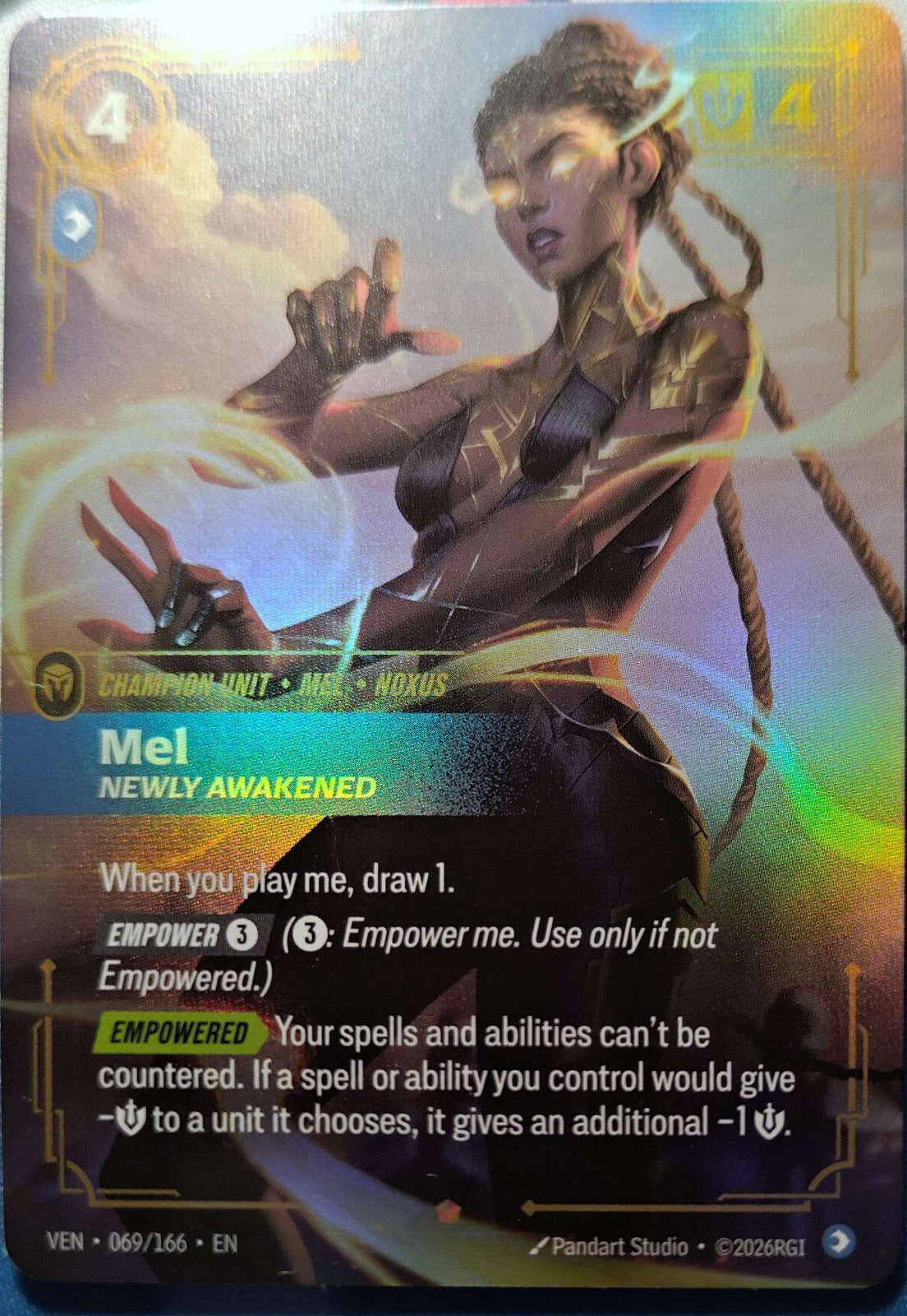 Mel Newly Awakened 069/166 Riftbound TCG Vendetta NM League of Legends
