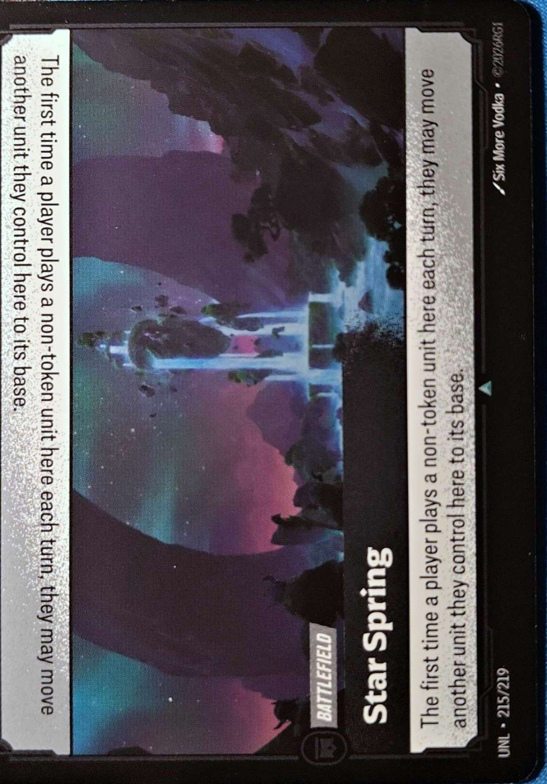 Star Spring 215/219 Riftbound TCG Unleashed NM League of Legends