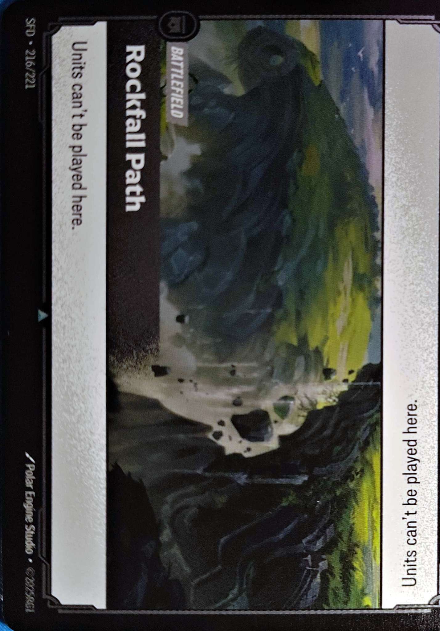 Rockfall Path 216/221 Foil Riftbound TCG Spiritforged NM League of Legends