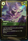Akali Silent Alt Art 038a/166 Riftbound TCG Vendetta NM League of Legends