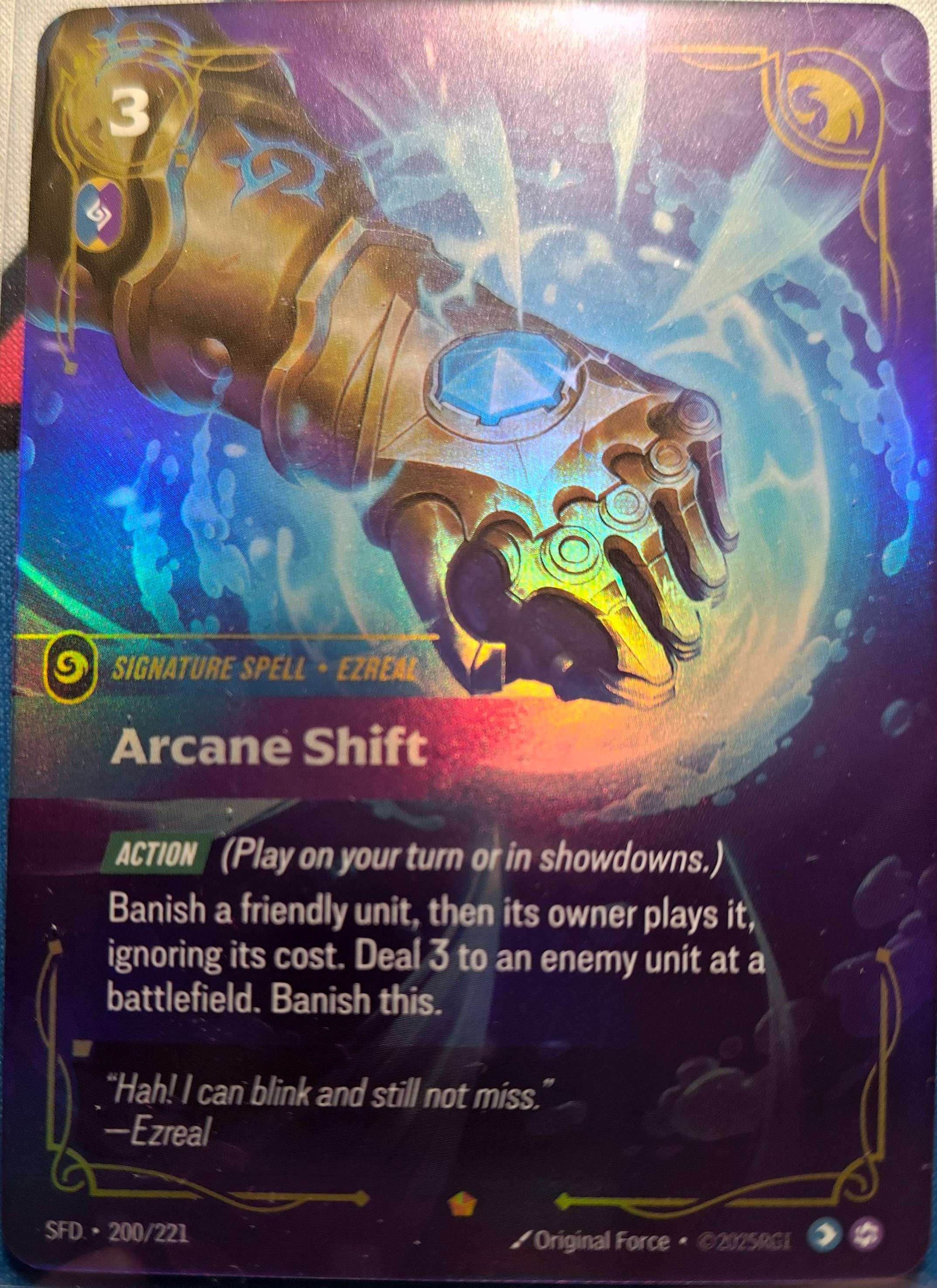 Arcane Shift 200/221 Riftbound TCG Spiritforged NM League of Legends