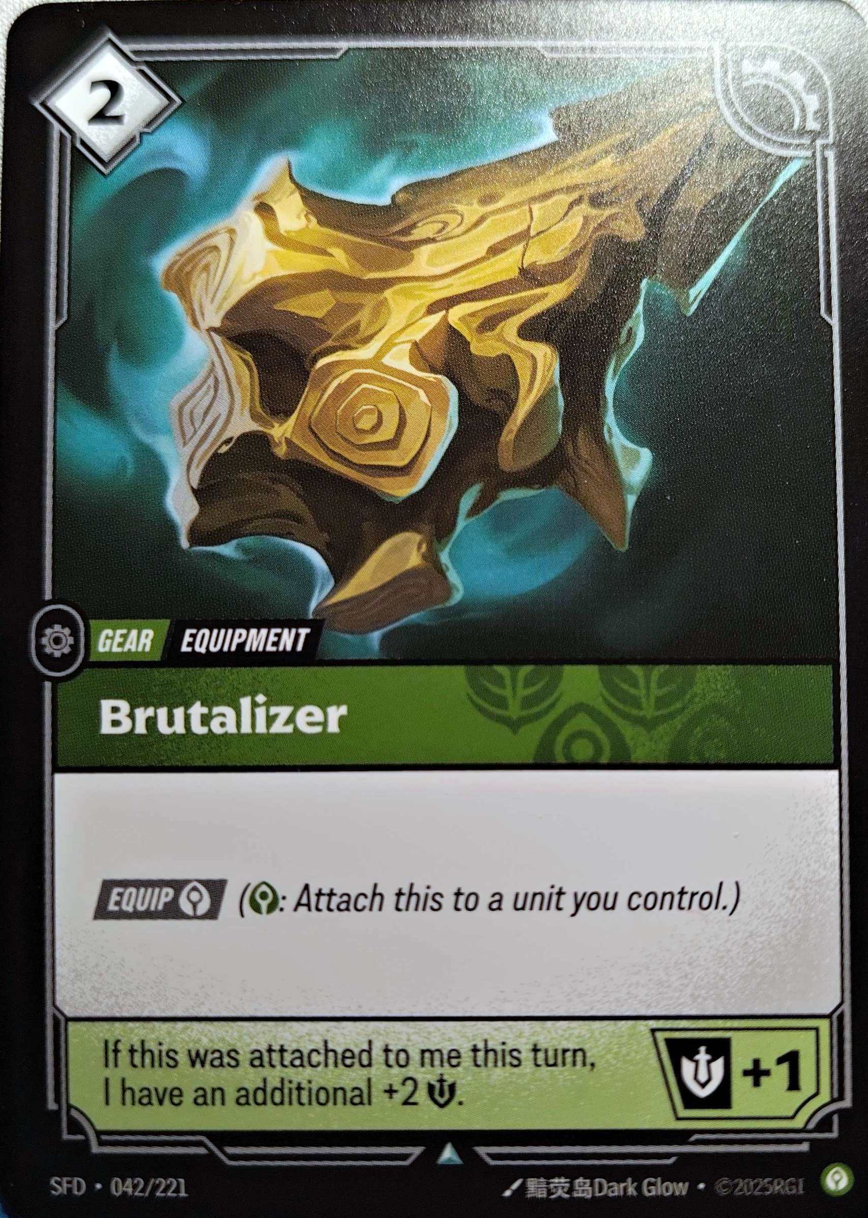 Brutalizer Foil 042/221 Riftbound TCG Spiritforged NM League of Legends