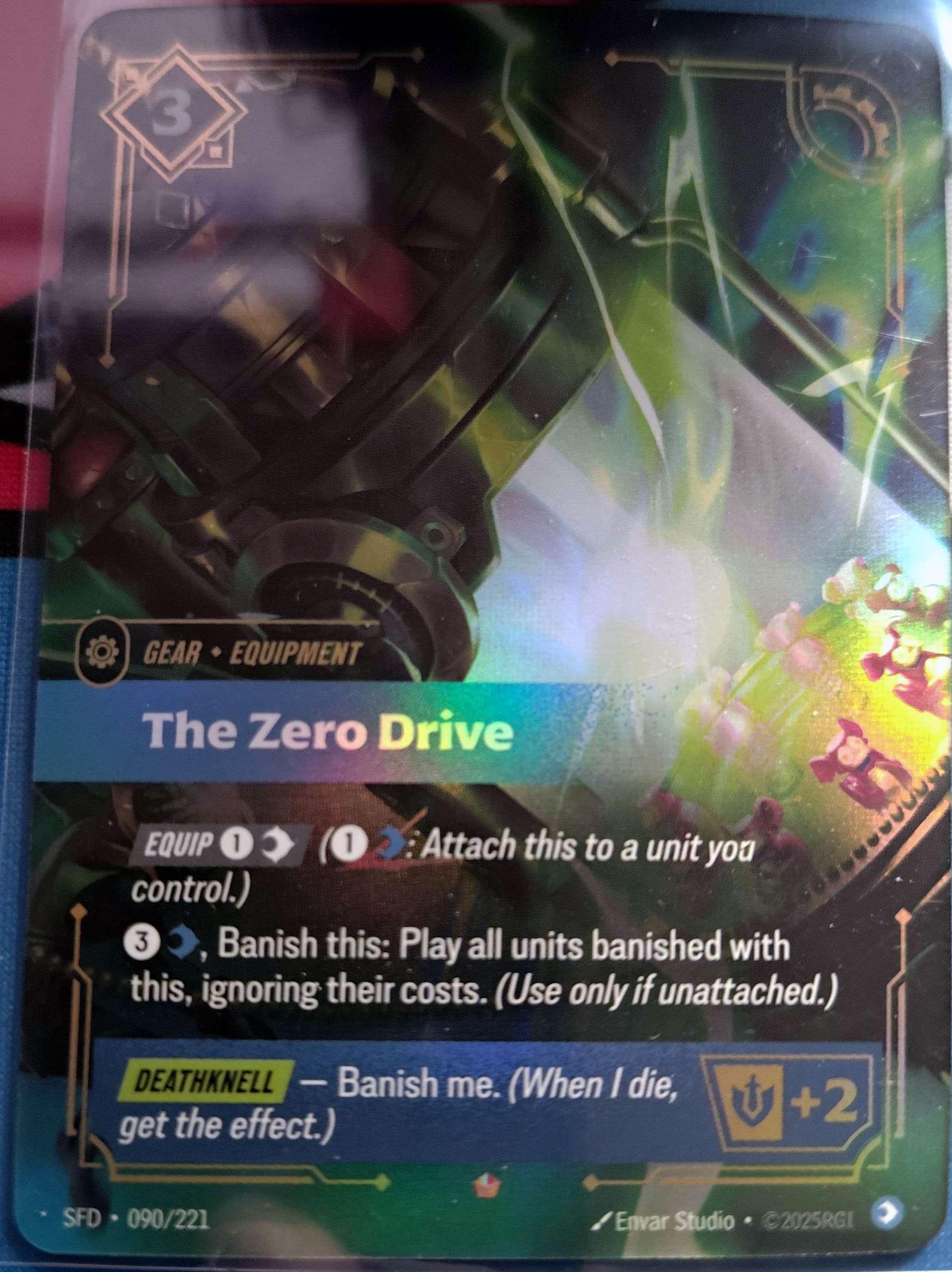 The Zero Drive 090/221 Riftbound TCG Spiritforged NM League of Legends