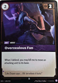 Overzealous Fan 128/221 Foil Riftbound TCG Spiritforged NM League of Legends