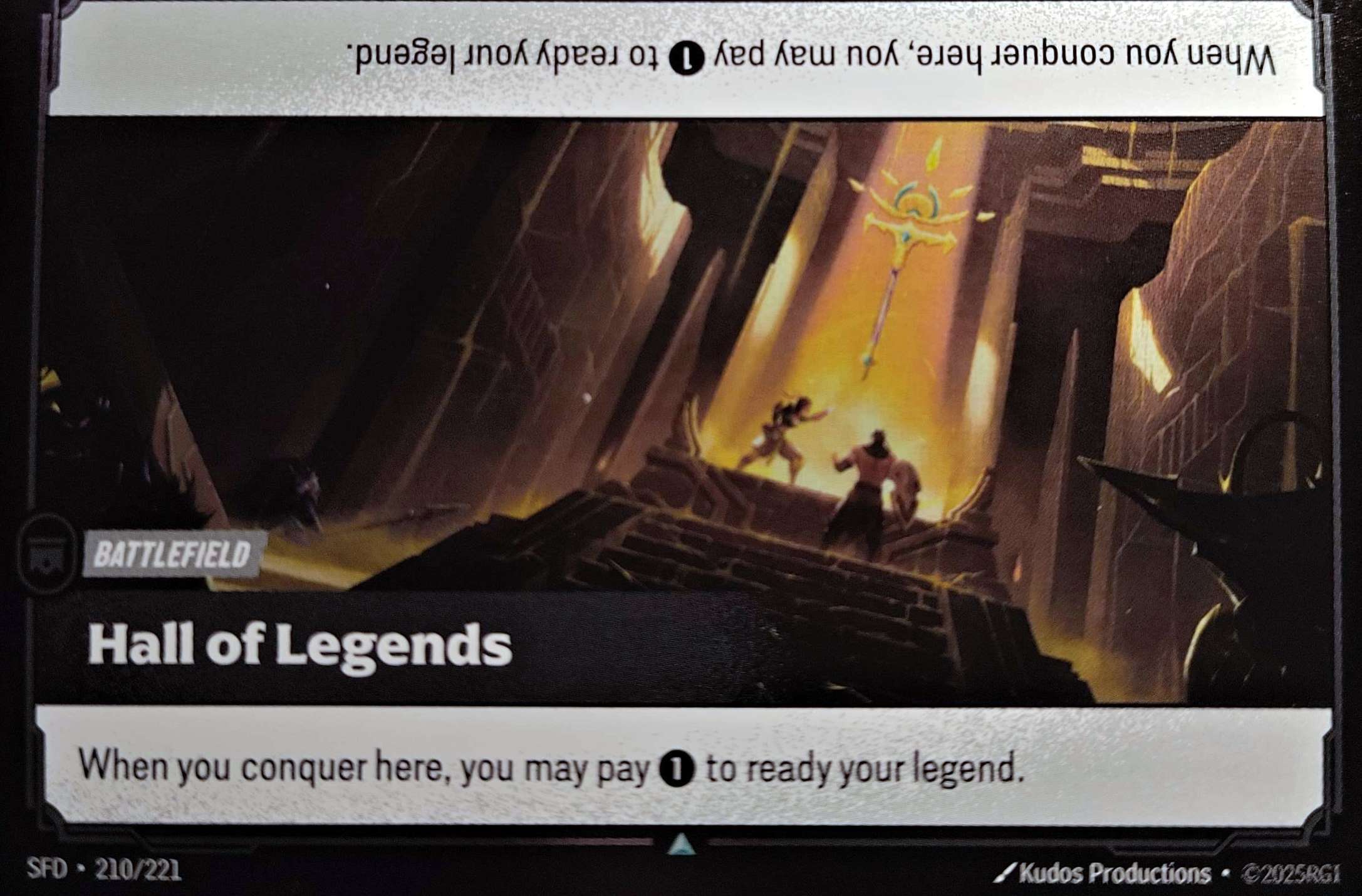 Hall of Legends 210/221  Foil Riftbound TCG Spiritforged NM League of Legends