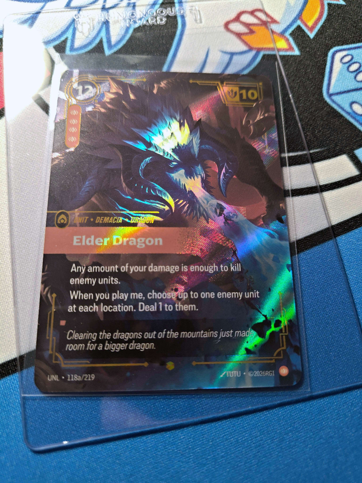 Elder Dragon Alternate Art 118a/219 Riftbound TCG Unleashed NM League of Legends