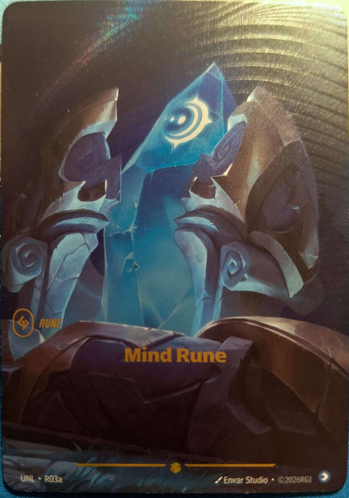 Mind Rune Alternate Art R03a Riftbound TCG Unleashed NM League of Legends