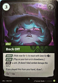 Back Off 042/219 Riftbound TCG Unleashed NM League of Legends