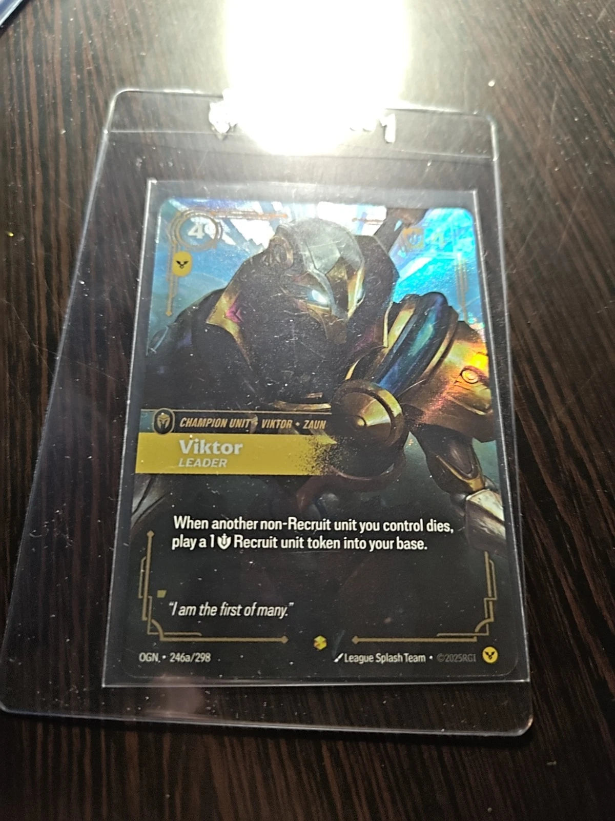Viktor 246a/298 Alternative Art Riftbound TCG League of Legends  Origins NM FOIL