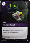 Factory Recall 135/221 Foil Riftbound TCG Spiritforged NM League of Legends