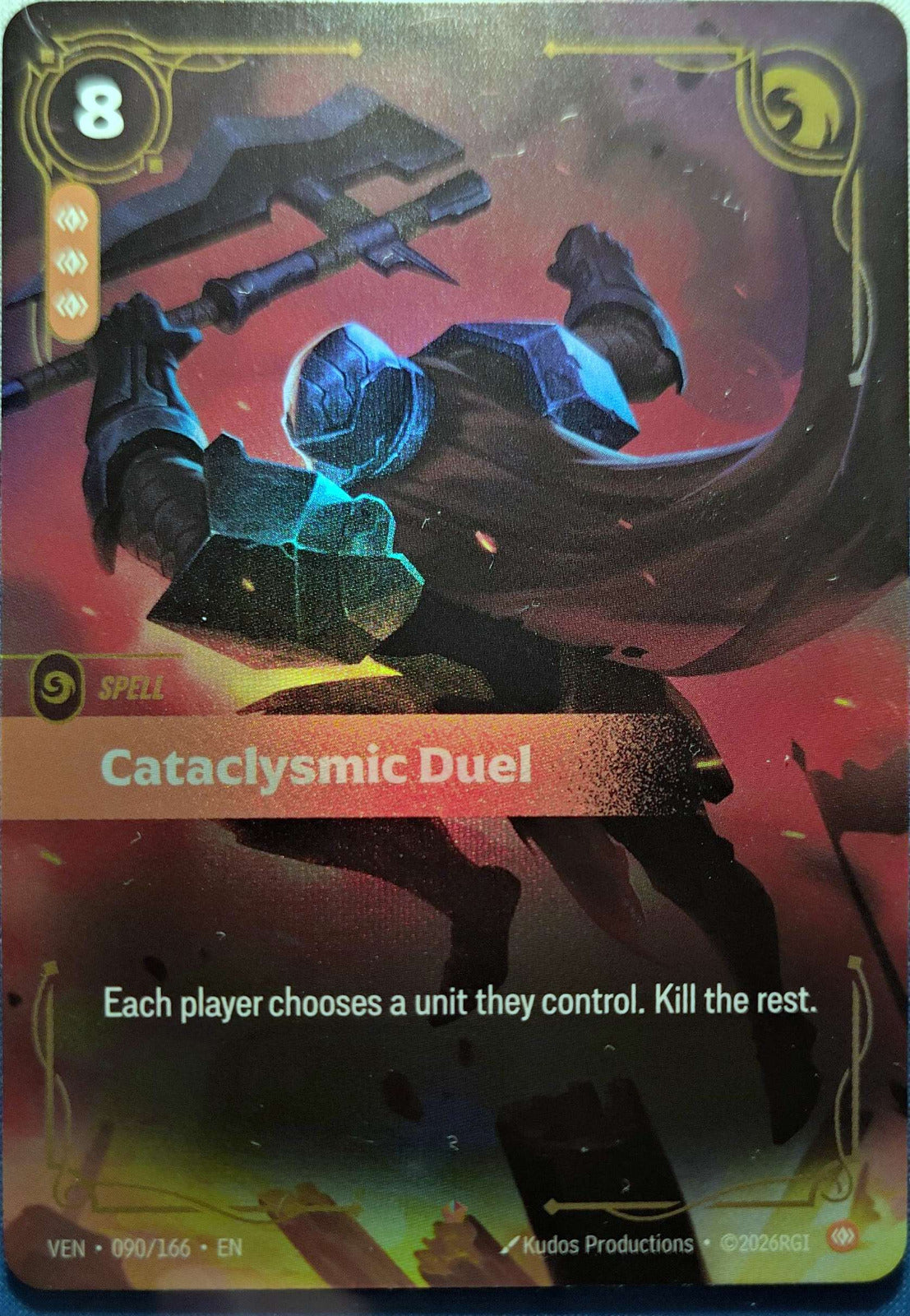 Cataclysmic Duel 090/166 Riftbound TCG Vendetta NM League of Legends