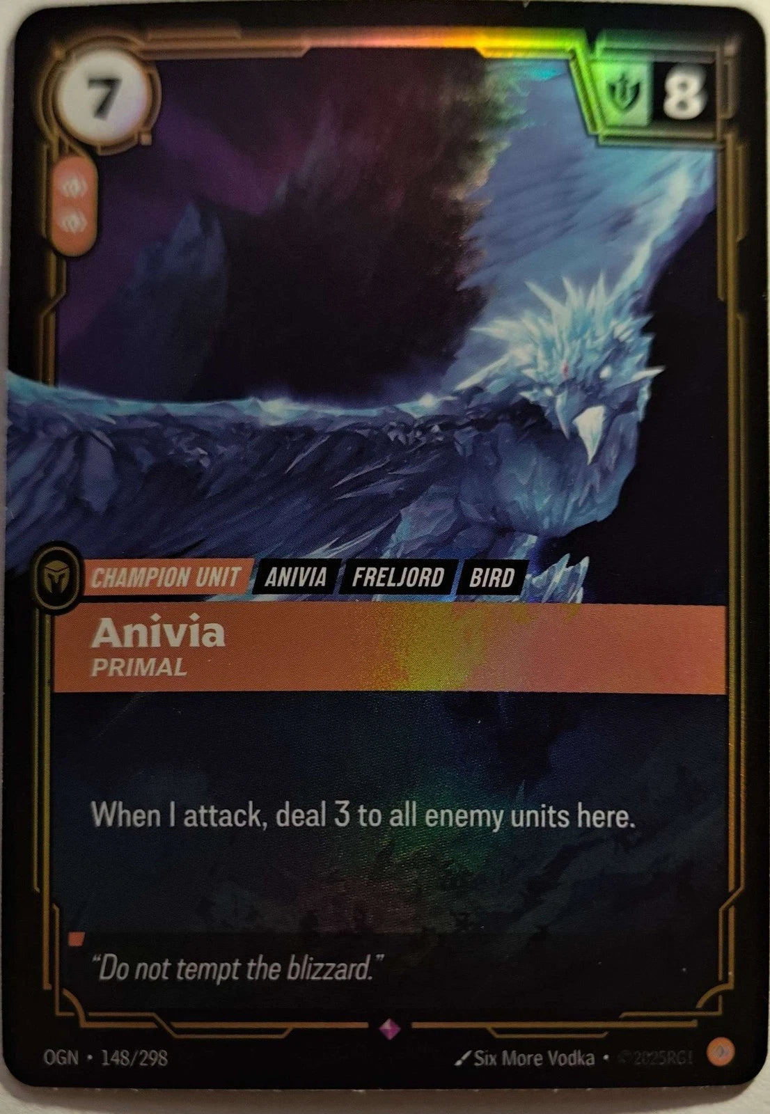 Anivia - Primal 148/298 Riftbound TCG Origins NM League of Legends