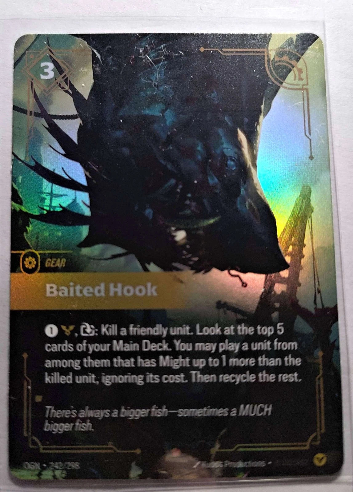 Baited Hook 242/298 Riftbound TCG Origins NM League of Legends