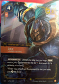 Jax Unrelenting Alt Art 119a/221 Riftbound TCG Spiritforged NM League of Legends