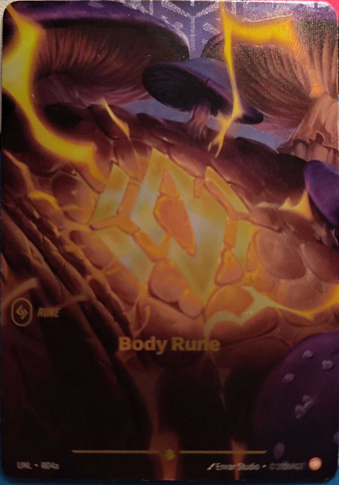 Body Rune (Alternate Art) R04a Riftbound TCG Unleashed NM League of Legends