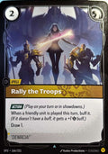 Rally the Troops 166/221 Foil Riftbound TCG Spiritforged NM League of Legends
