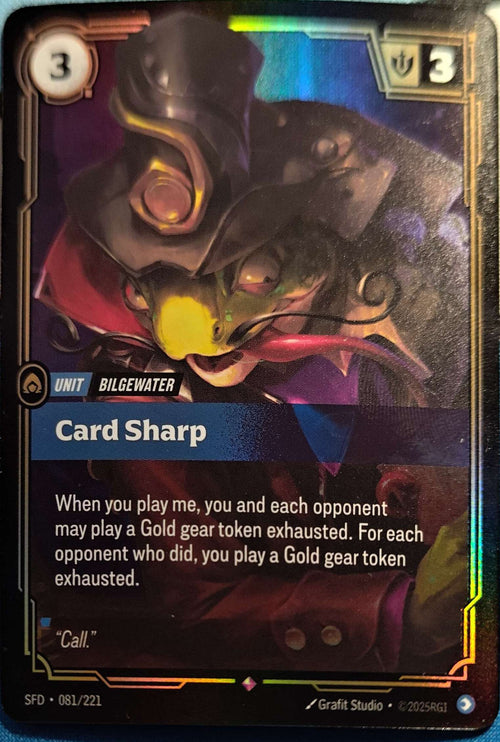 Card Sharp 081/221 Riftbound TCG Spiritforged NM League of Legends