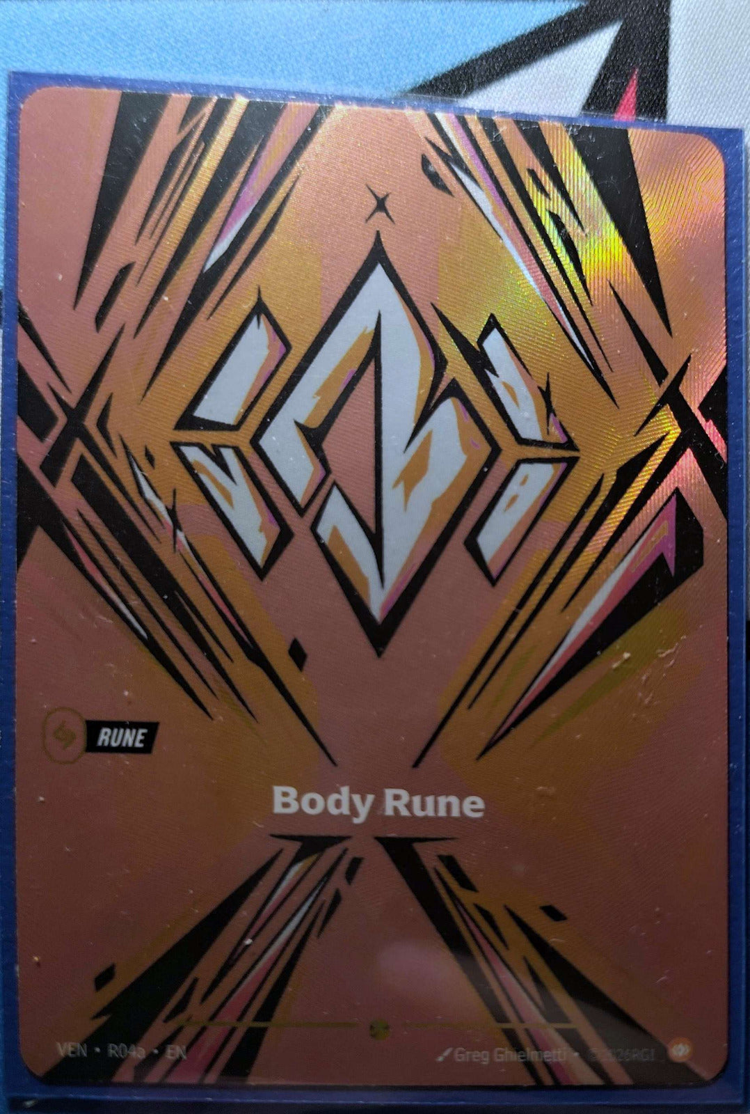 Body Rune Alt Art R04a Riftbound TCG Vendetta NM League of Legends
