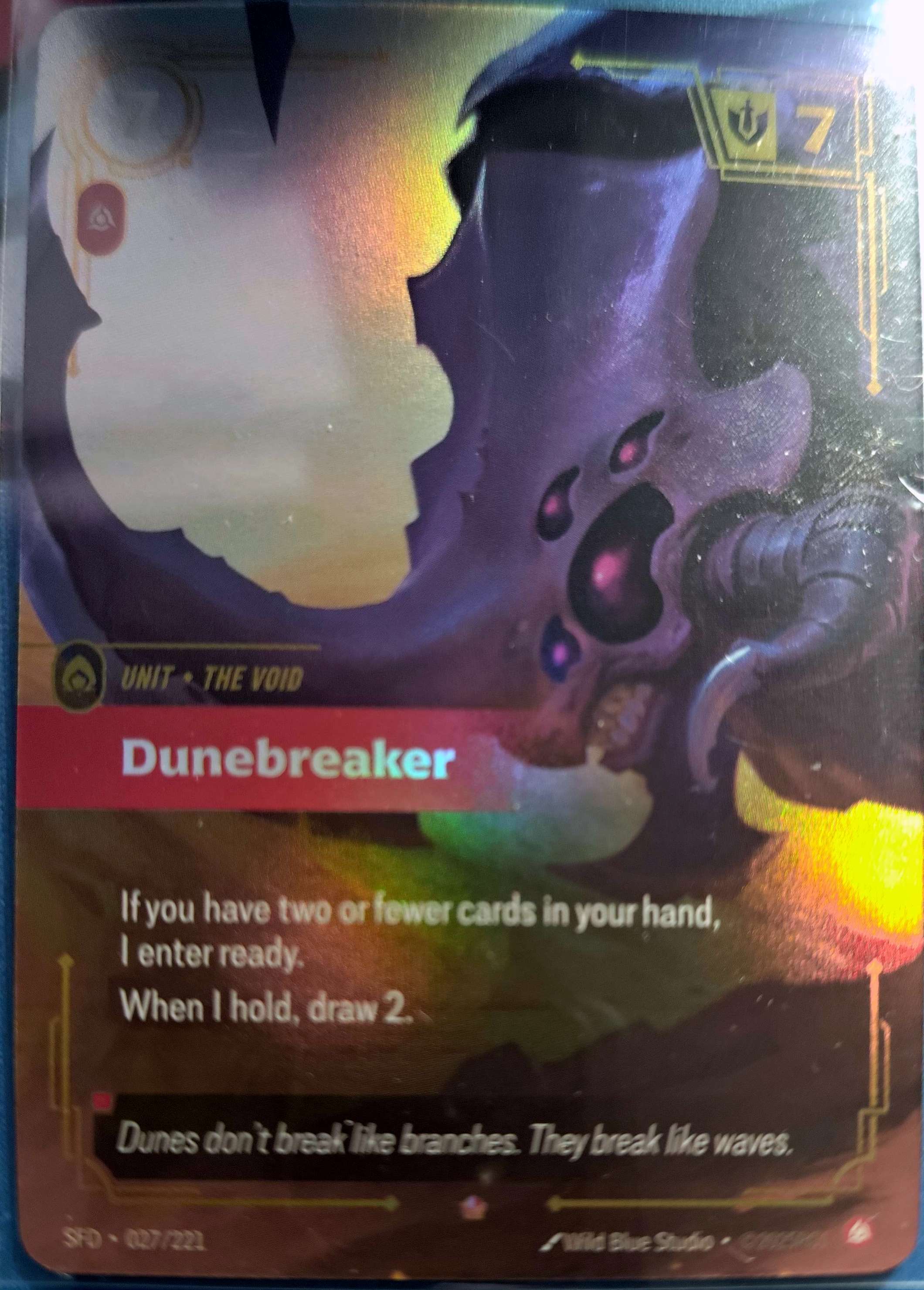 Dunebreaker 027/221 Riftbound TCG Spiritforged NM League of Legends
