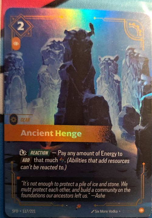 Ancient Henge 117/221 Riftbound TCG Spiritforged NM League of Legends