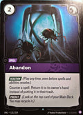 Abandon 131/219 Riftbound TCG Unleashed NM League of Legends