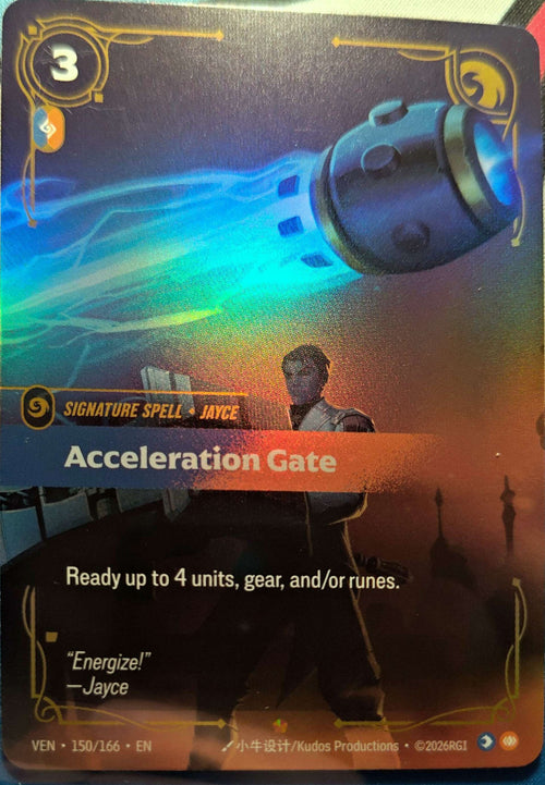 Acceleration Gate 150/166 Riftbound TCG Vendetta NM League of Legends