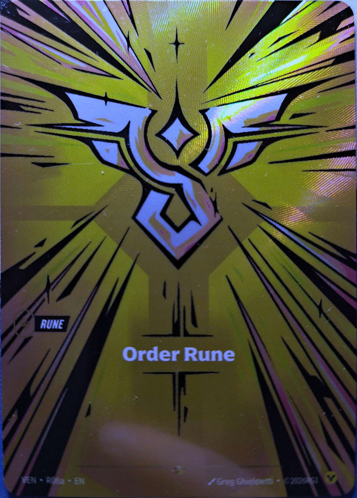 Order Rune Alt Art R06a Riftbound TCG Vendetta NM League of Legends