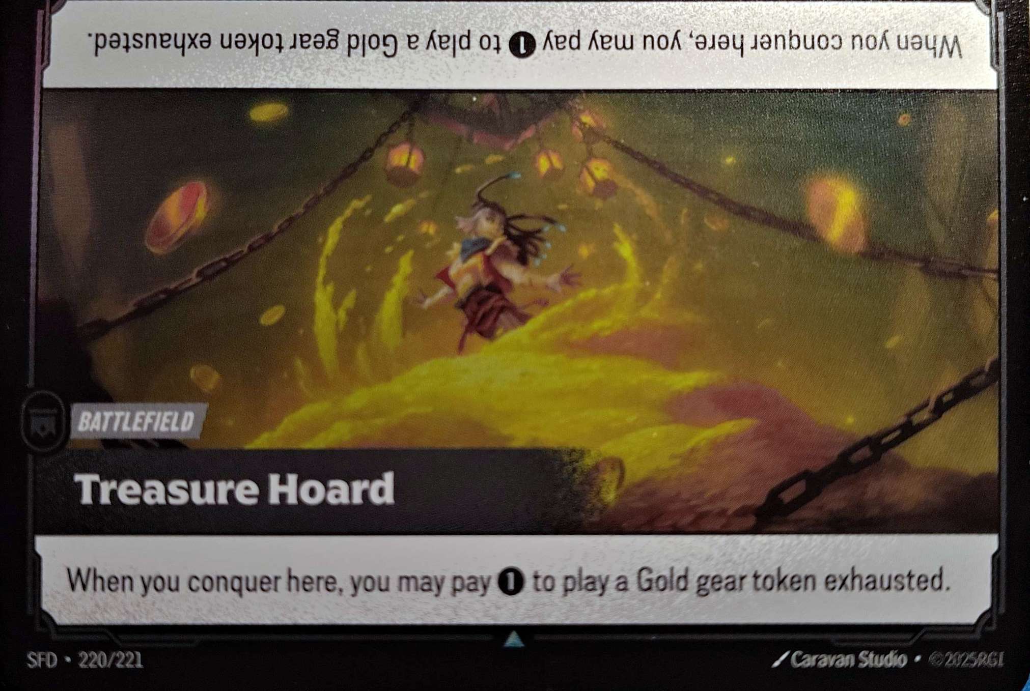 Treasure Hoard 220/221 Foil Riftbound TCG Spiritforged NM League of Legends