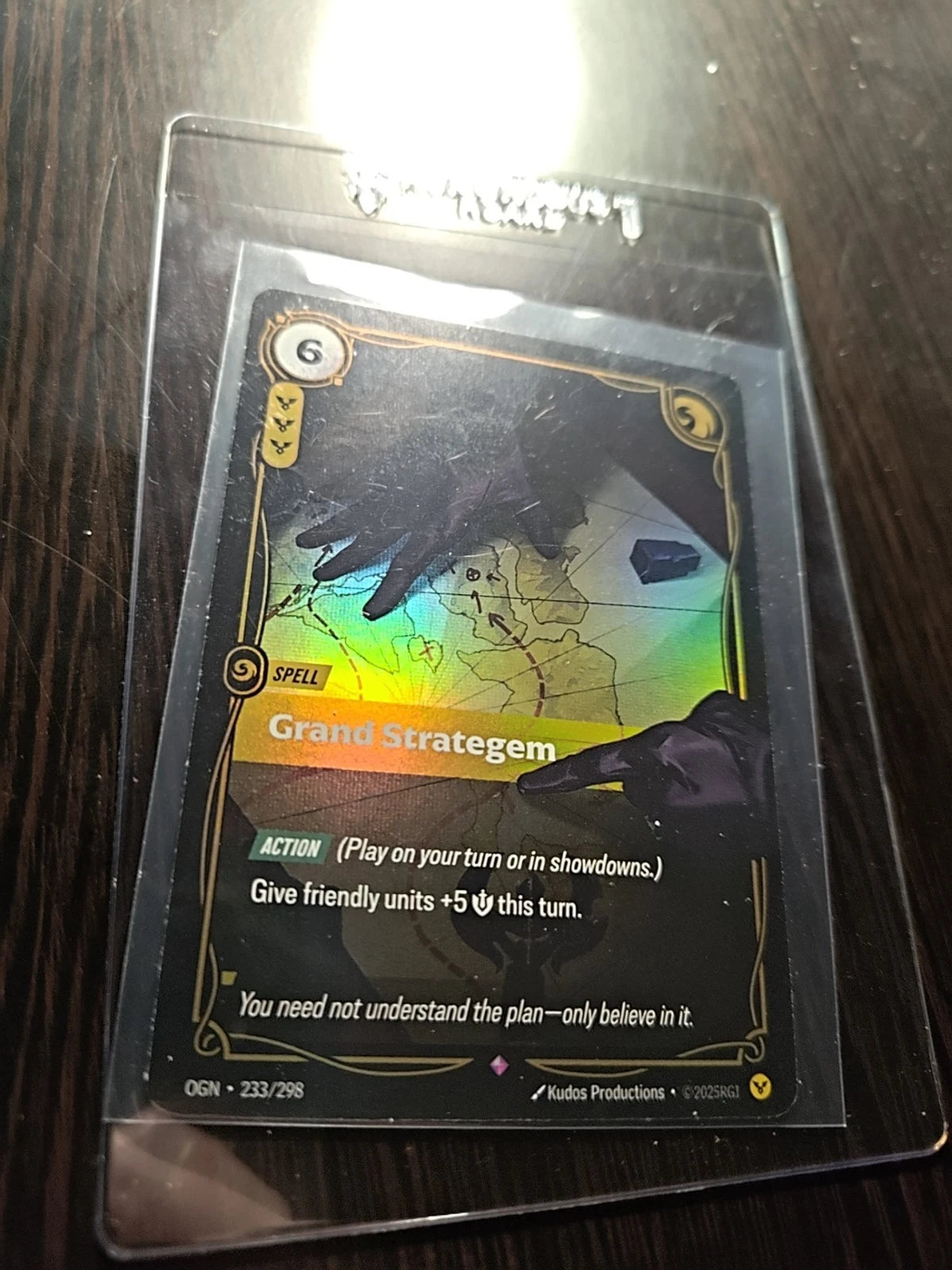 Riftbound TCG League of Legends Grand Strategem 233/298 Origins NM FOIL
