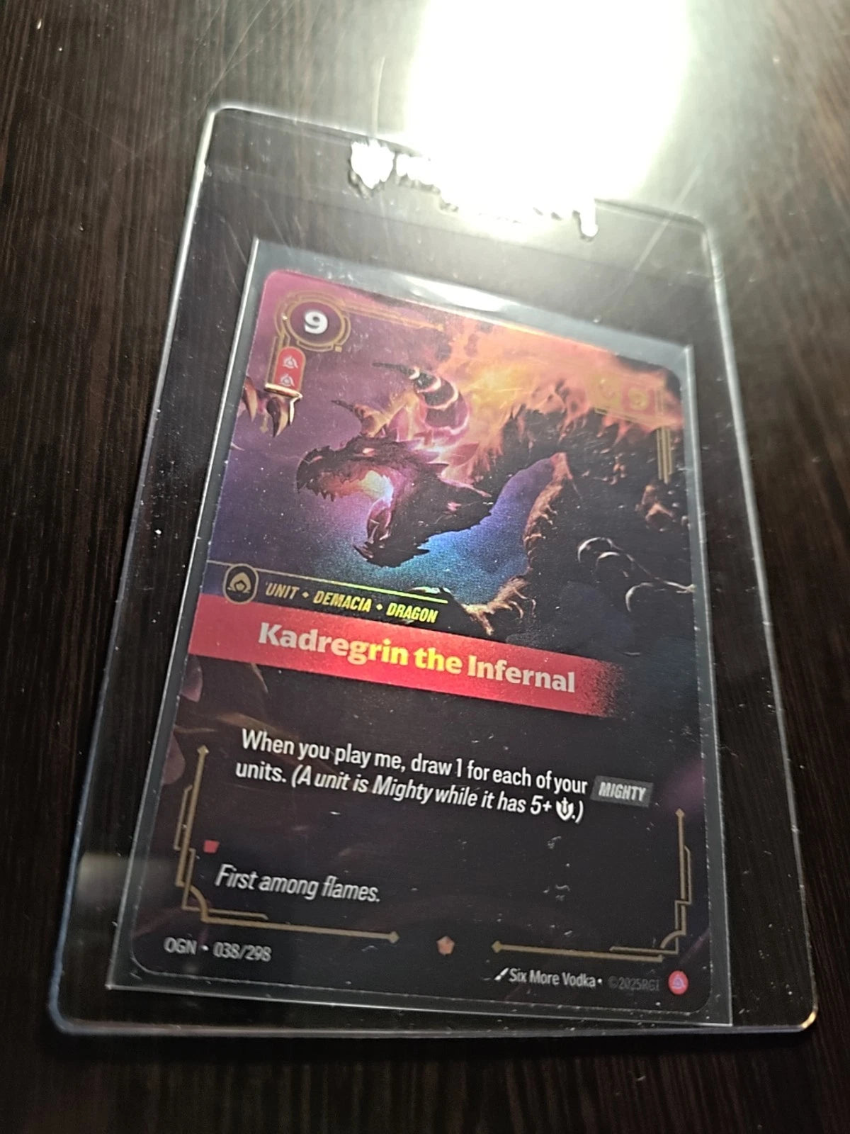 Riftbound TCG League of Legends Kadregrin the Infernal 038/298 Origins NM FOIL