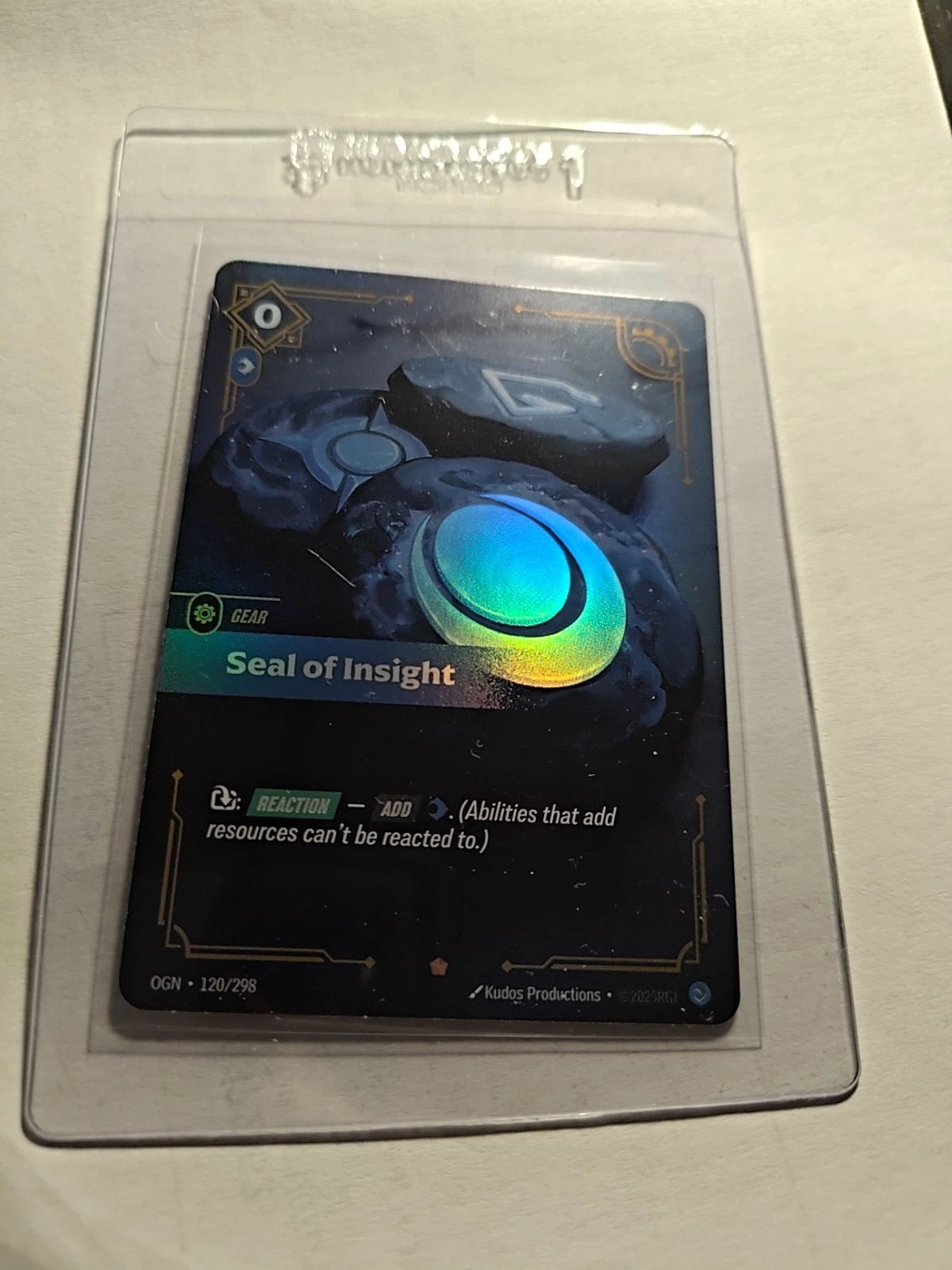Seal of Insight 120/298 Riftbound TCG Origins NM League of Legends