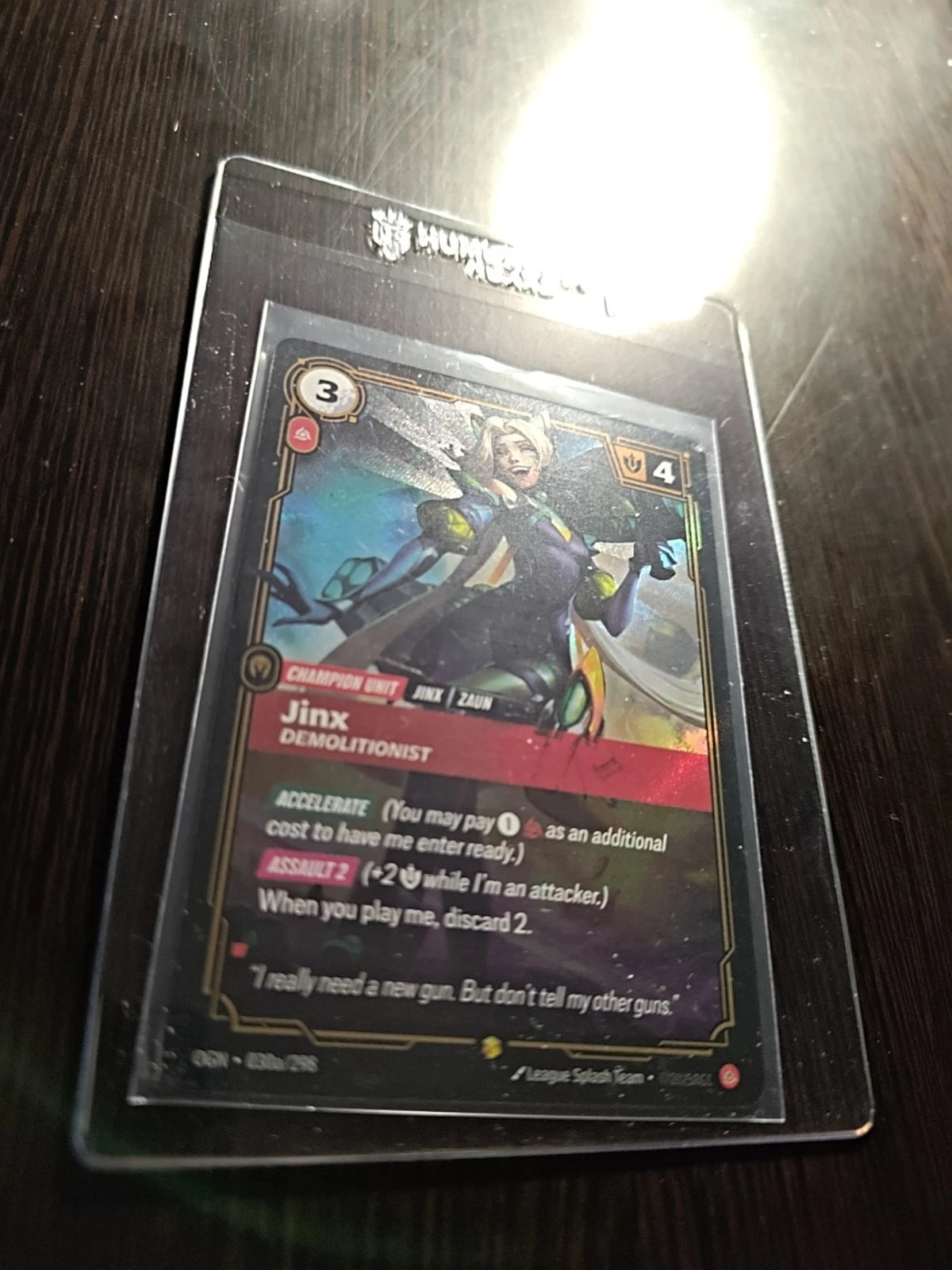 Riftbound TCG League of Legends Jinx 030a/298 Origins NM FOIL