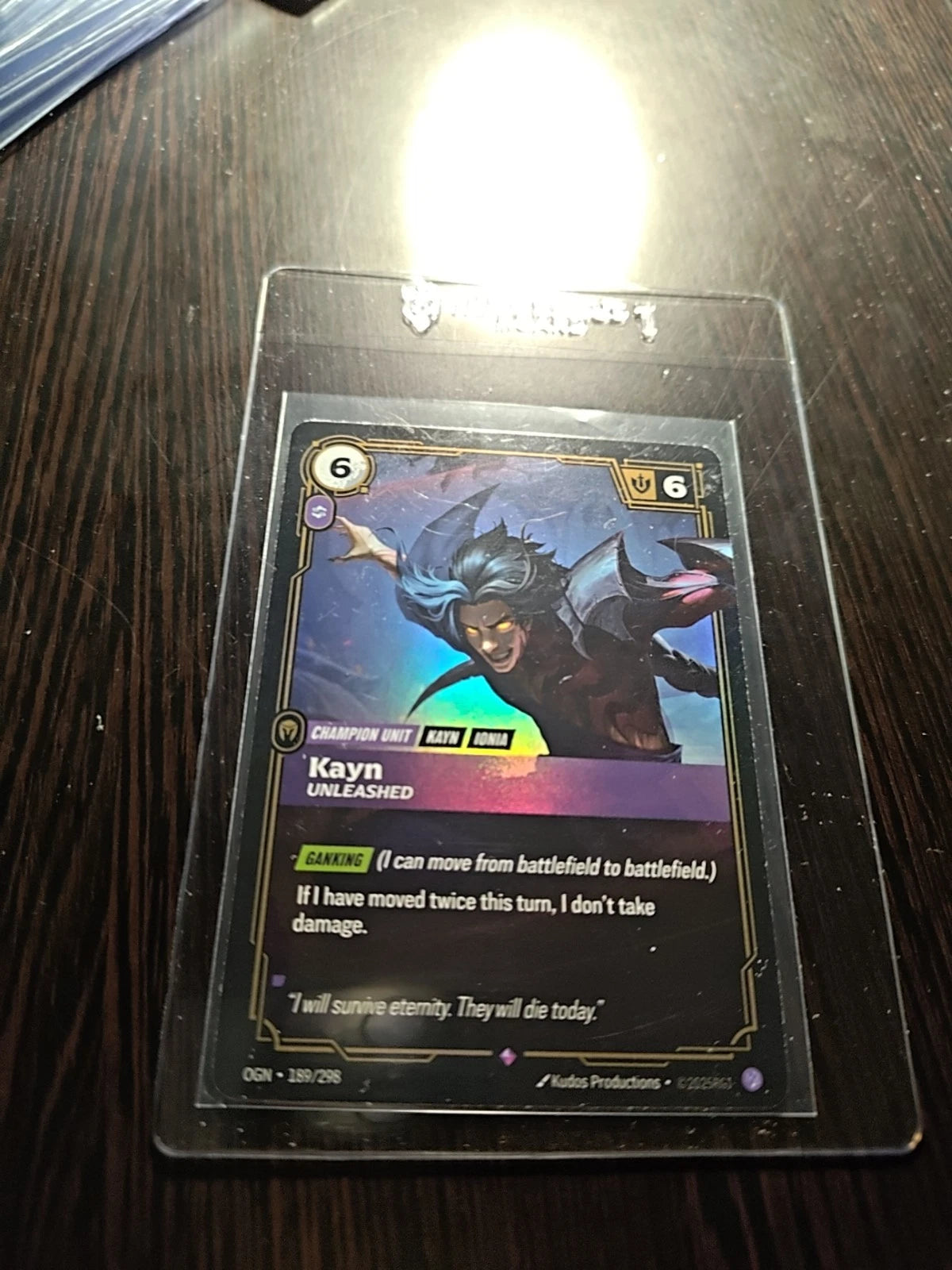 Riftbound TCG League of Legends Kayn 189/298 Origins NM FOIL
