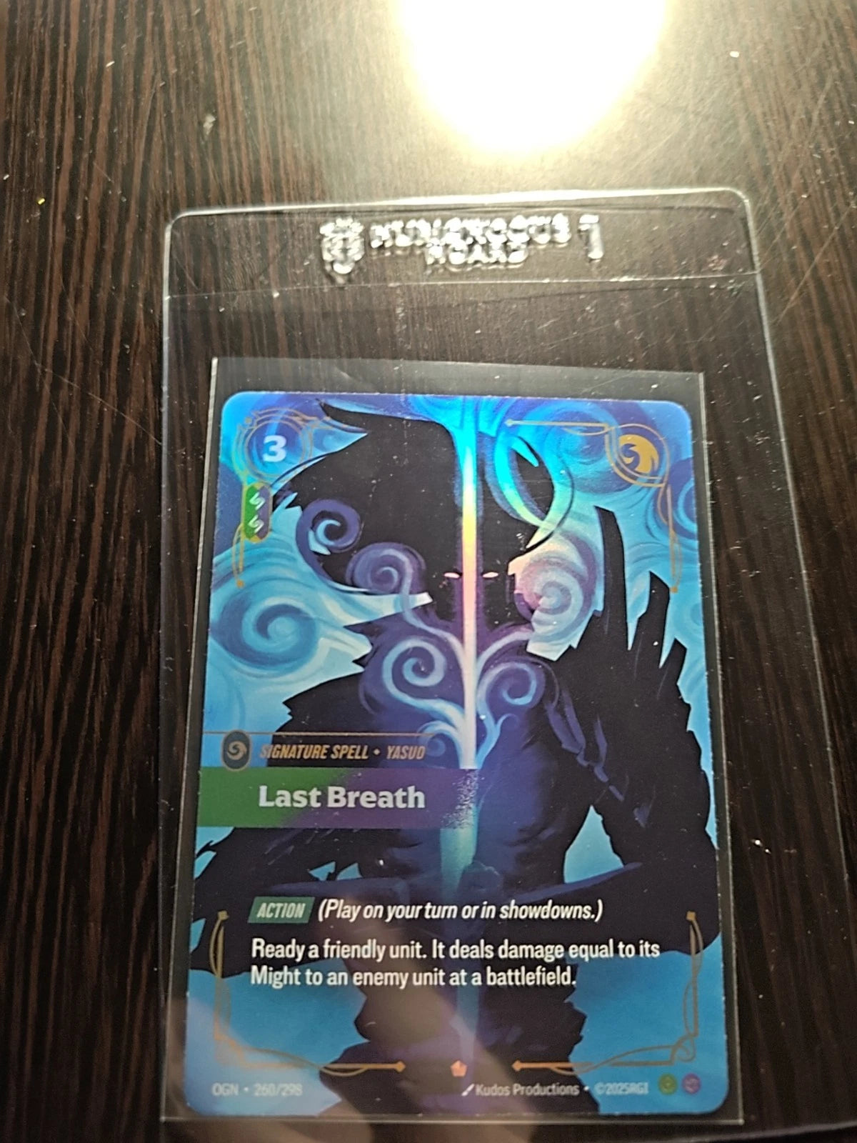 Riftbound TCG League of Legends Last Breath 260/298 Origins NM FOIL