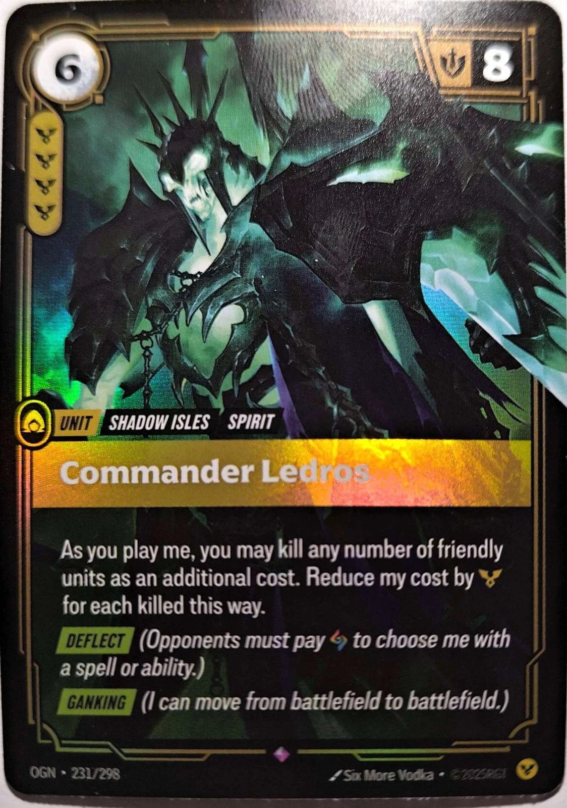 Commander Ledros 231/298 Riftbound TCG Origins NM League of Legends