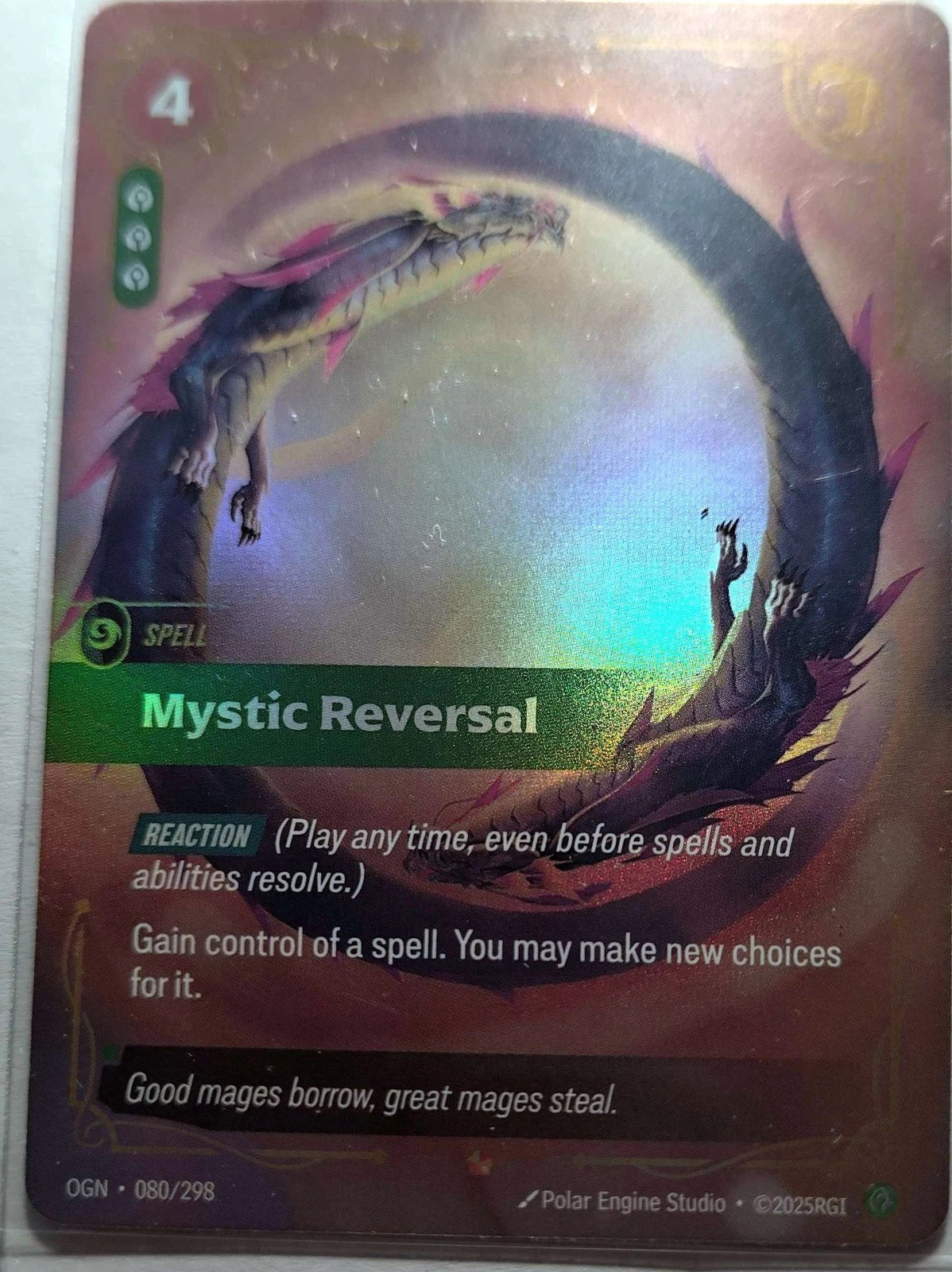 Mystic Reversal 080/298 Riftbound TCG Origins NM League of Legends