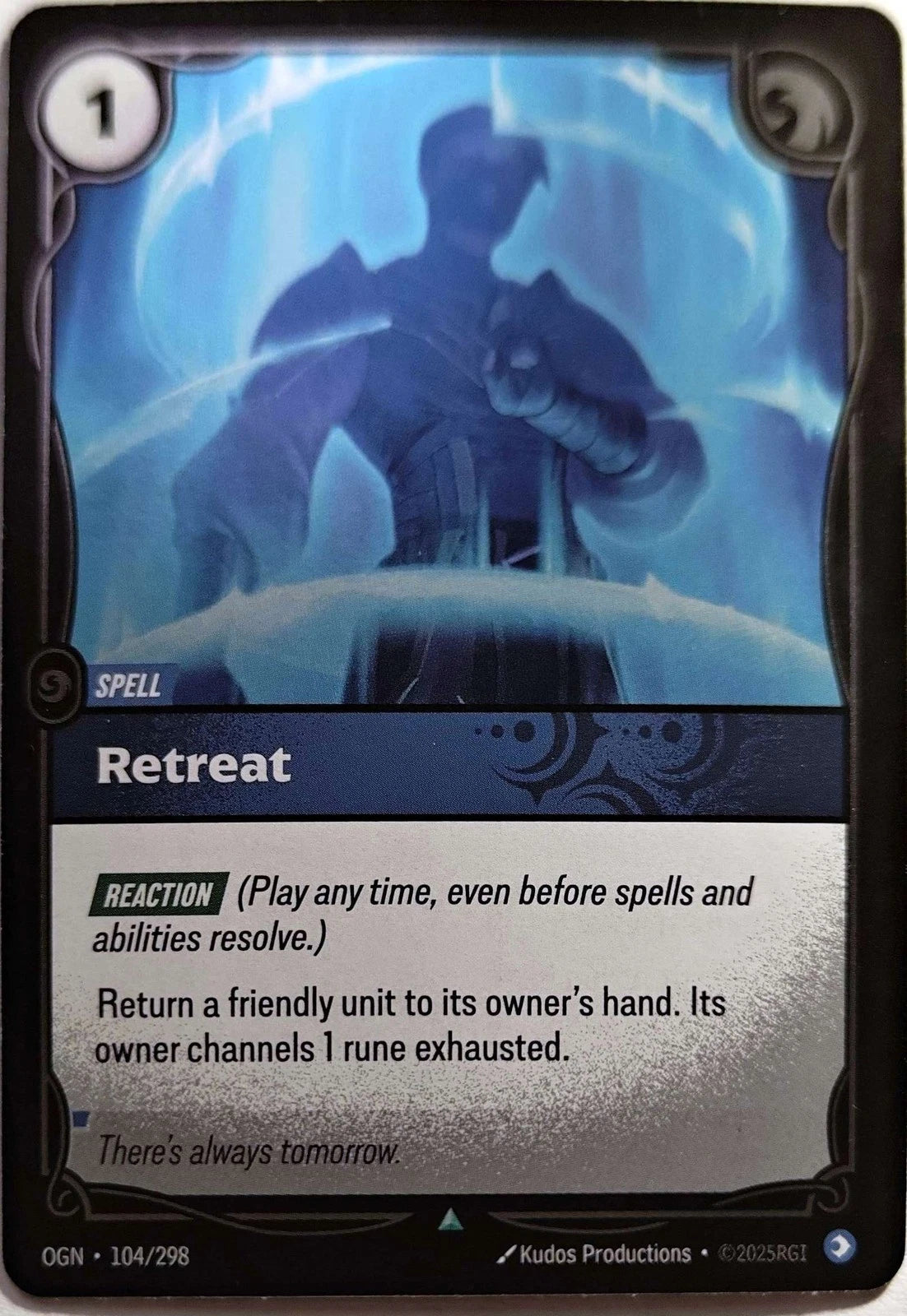 Retreat FOIL 104/298 Riftbound TCG Origins NM League of Legends