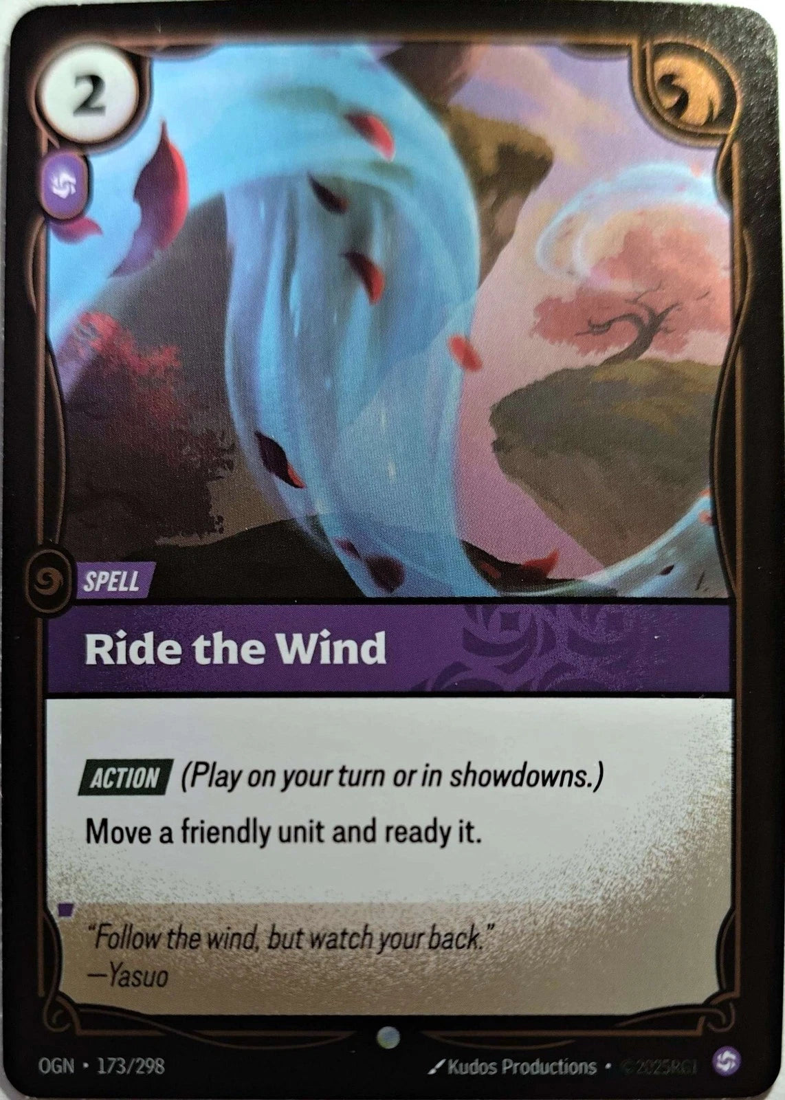 Ride The Wind 173/298 Riftbound TCG Origins NM League of Legends