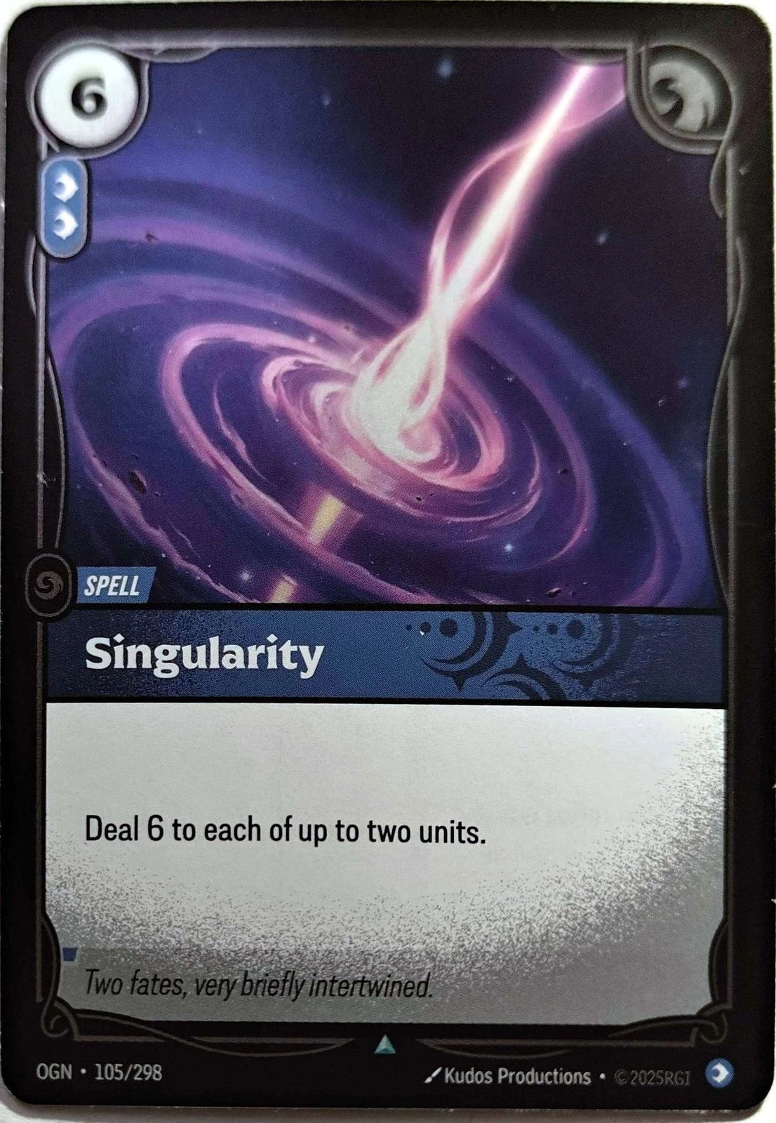 Singularity FOIL 105/298 Riftbound TCG Origins NM League of Legends