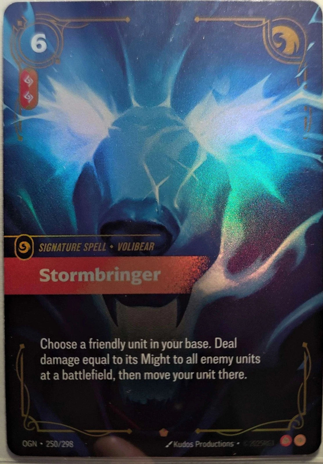 Stormbringer 250/298 Riftbound TCG Origins NM League of Legends